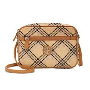 Giani Bernini Plaid Convertible Belt Bag NEW
